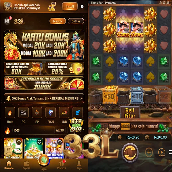 33L Bonus Member Baru 100%