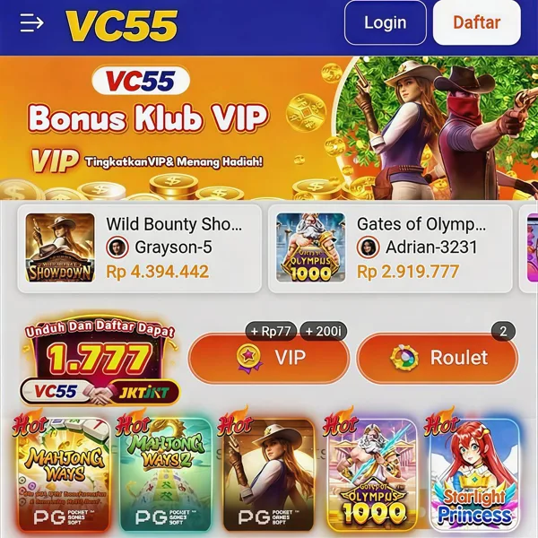 VC55 Maxwin Pola Gacor Hari Ini